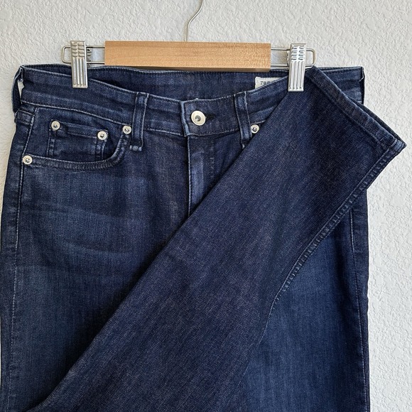 rag & bone Denim - Rag &‎ Bone Women's Cate Mid-Rise Ankle Skinny Blue Jeans, Size 27, Stretch